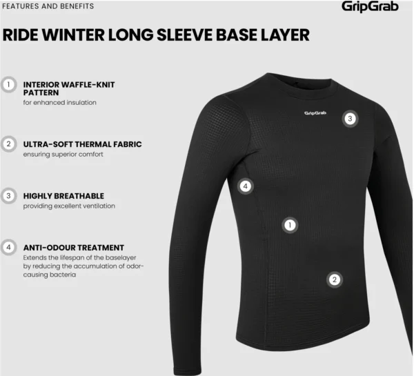 GripGrab Ride Vinter Langærmet baselayer - Image 10