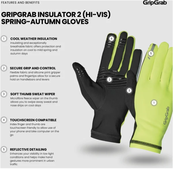 GripGrab Insulator 2 overgangs-handske - Image 9