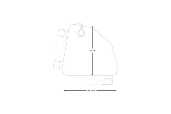 Apidura Backcountry Rear Top Tube Pack (1 l)