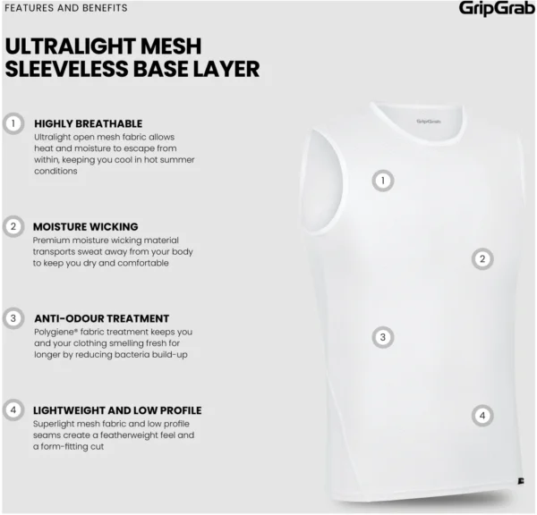 GripGrab Ultralight sleeveless baselayer - Image 11
