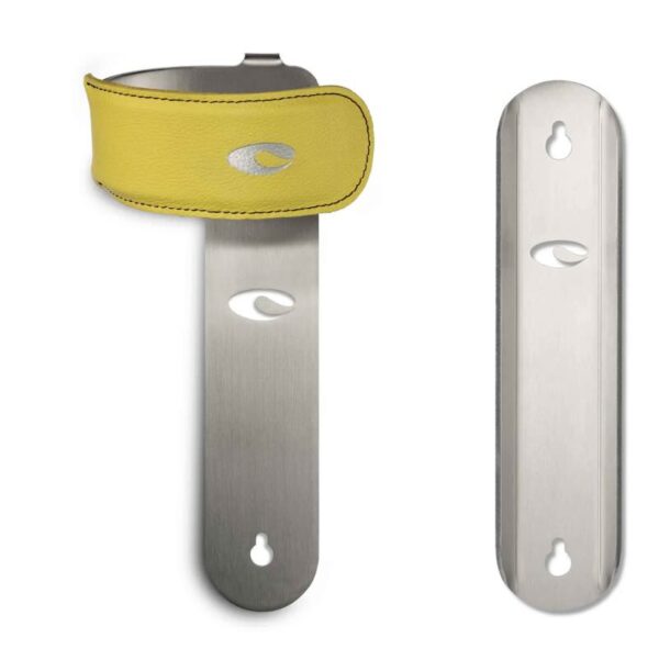 Cactus Tongue Wrap Cykelholder med plade - gul