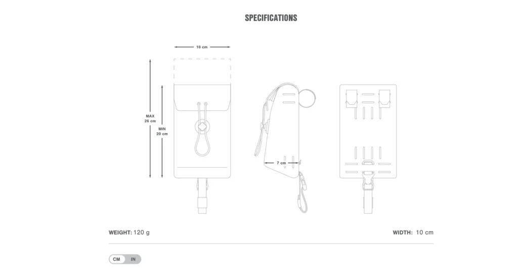 stempack specifikationer