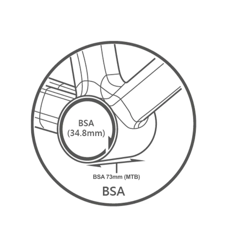 Tripeak BSA krankbox - Shimano MTB - Billede 4