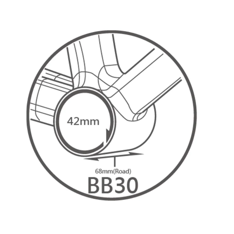 Tripeak Twistfit BB30 krankbox - 3 i en - Billede 3
