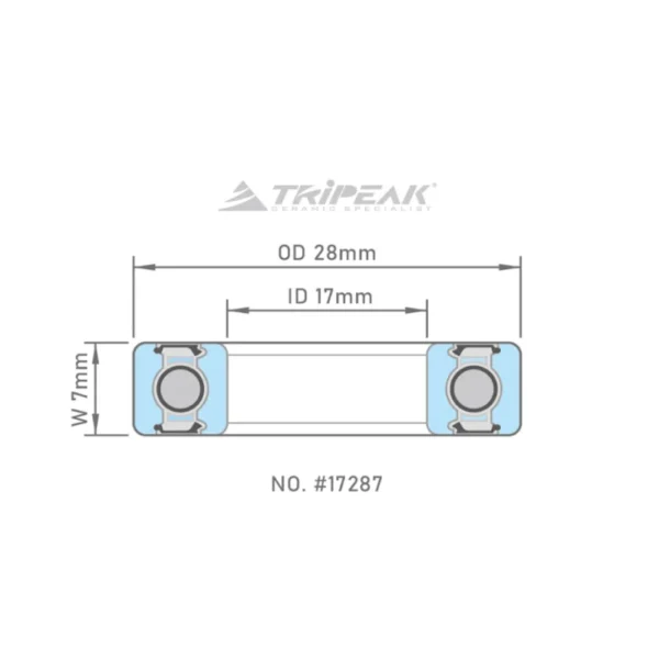 Tripeak lejer 17287