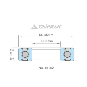 Tripeak lejer 6202