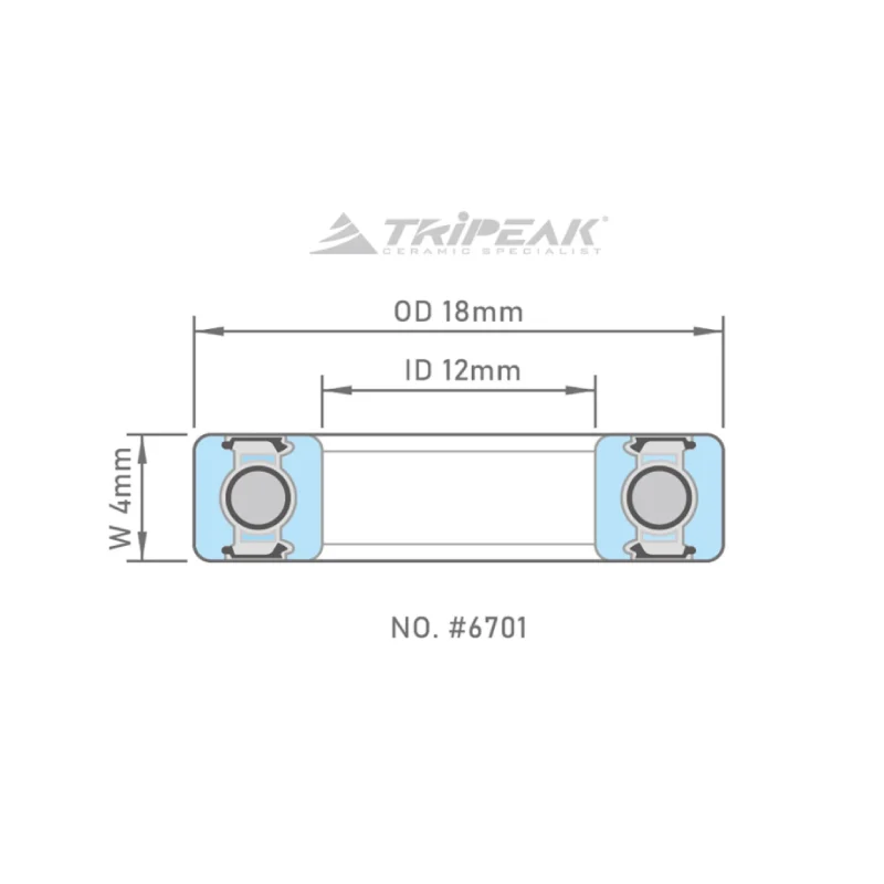 Tripeak lejer 6701