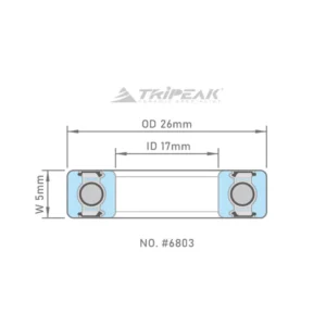 Tripeak lejer 6803 - High Pression Steel