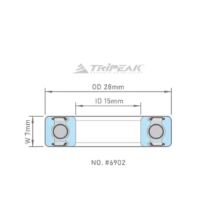 Tripeak lejer 6902 - High Pression Steel