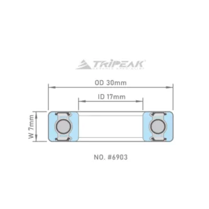 Tripeak lejer 6903 - High Pression Steel
