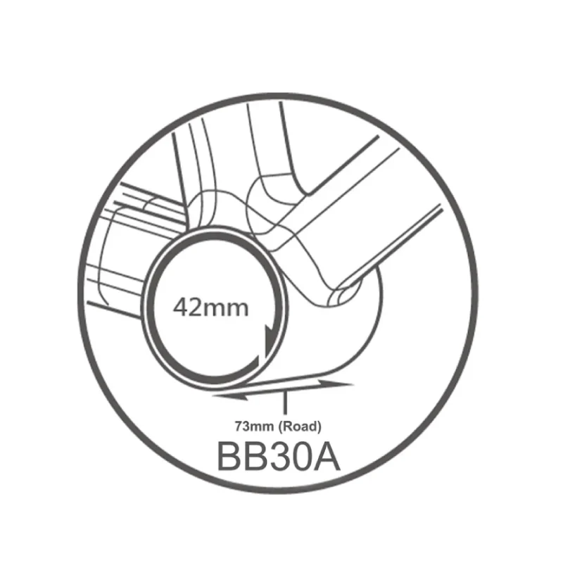 Tripeak Twistfit BB30A krankbox til Canondale - Billede 2